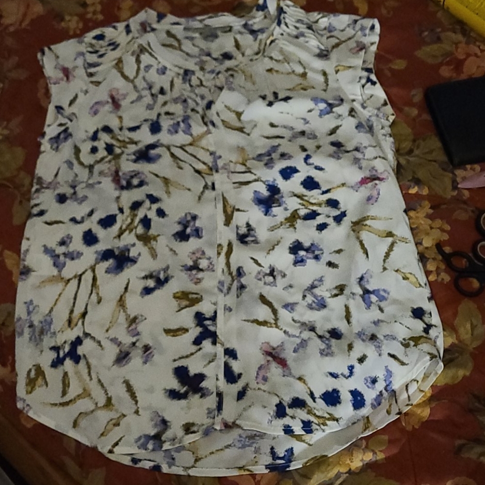 Bernal split neck blouse